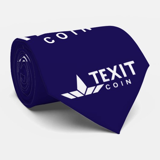 Texit Coin Official Logo Full  ネクタイ (ロール)