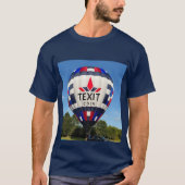 TeXit Coin Scan to Mine Balloon Tシャツ (正面)