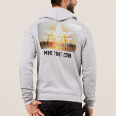 TeXit Coin Zipper Pullover Men's Apparel Grey パーカ (裏面)