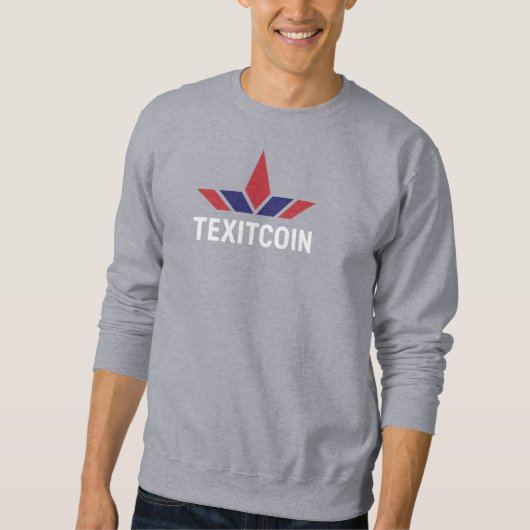 TexitcoinメンズベーシックSweatshirt スウェットシャツ (正面)