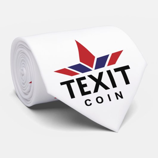 TexitCoin Official Logo Neck Tie ネクタイ (ロール)