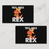 TexMexレックスTRexタコ恐竜Cinco de Mayoメキシコ 名刺 (正面/裏面)