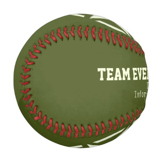 Textパーソナライズされた StarイベントBall 野球ボール (正面左)