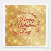 TEXT金ゴールドバレンタインデーのメッセージ (正面)