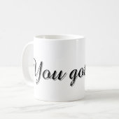 Text Design Mug コーヒーマグカップ (正面左)