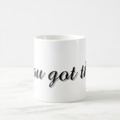 Text Design Mug コーヒーマグカップ (中央)