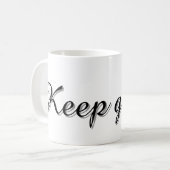 Text Design Mug コーヒーマグカップ (正面左)