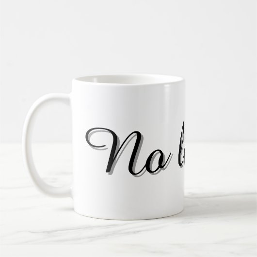 Text Design Mug コーヒーマグカップ (左)