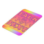 Text Or Talk Refrigerator  マグネット (左側)