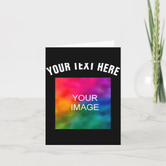 Text Upload Photo Template Boys Kids Modern _1  カード