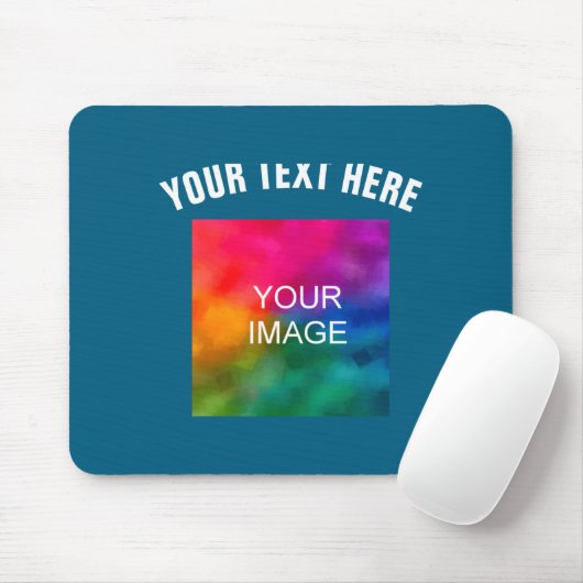 Text Upload Photo Template Boys Kids Modern _1  マウスパッド (マウス)