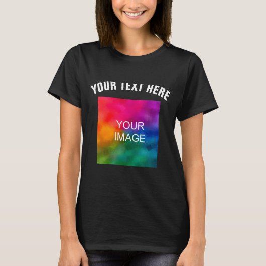 Text Upload Photo Template Boys Kids Modern _1  Tシャツ (正面)