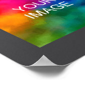 Text Upload Photo Template Boys Kids Modern _2  ポスター (角)