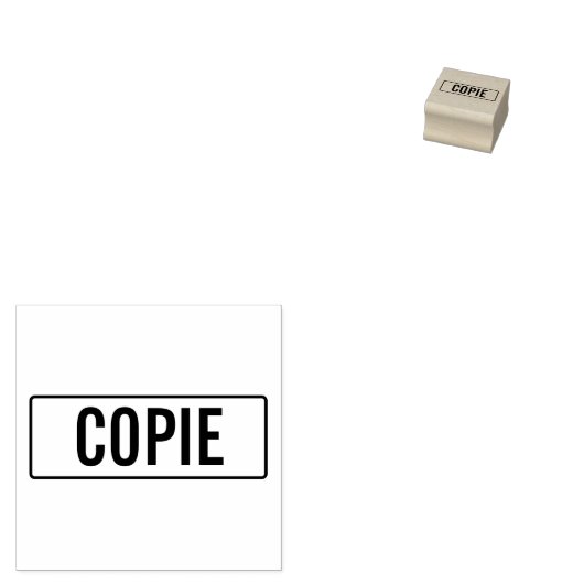 Texte COPIE ラバースタンプ (押印)