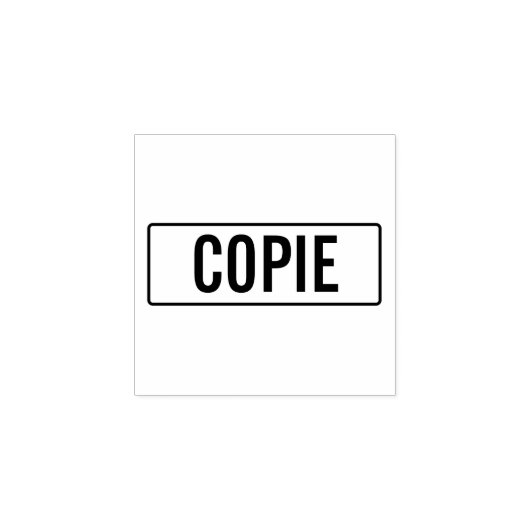 Texte COPIE ラバースタンプ (インプリント)