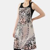 Textile Leopard:フローラチェーンパターン エプロン (インサイチュ)