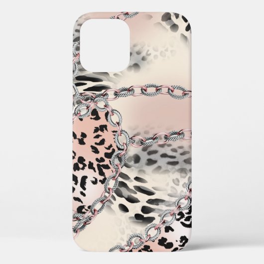 Textile Leopard:フローラチェーンパターン Case-Mate iPhoneケース (裏面)