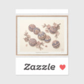 Textile Ukiyoe Artwork – Layered Felt Japanese  シール (シート)