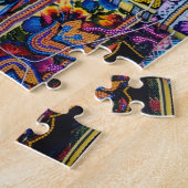 Textile Wall Explosion of Color ジグソーパズル (側面)