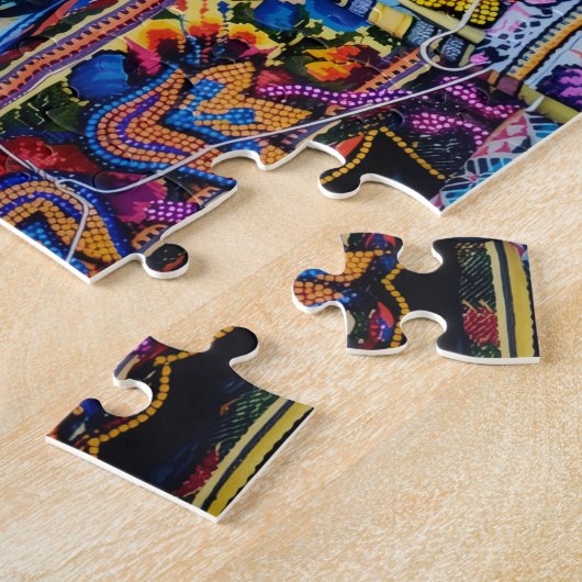 Textile Wall Explosion of Color ジグソーパズル (側面)