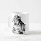 Texting Jesus - JK YOLO BRB コーヒーマグカップ (正面左)