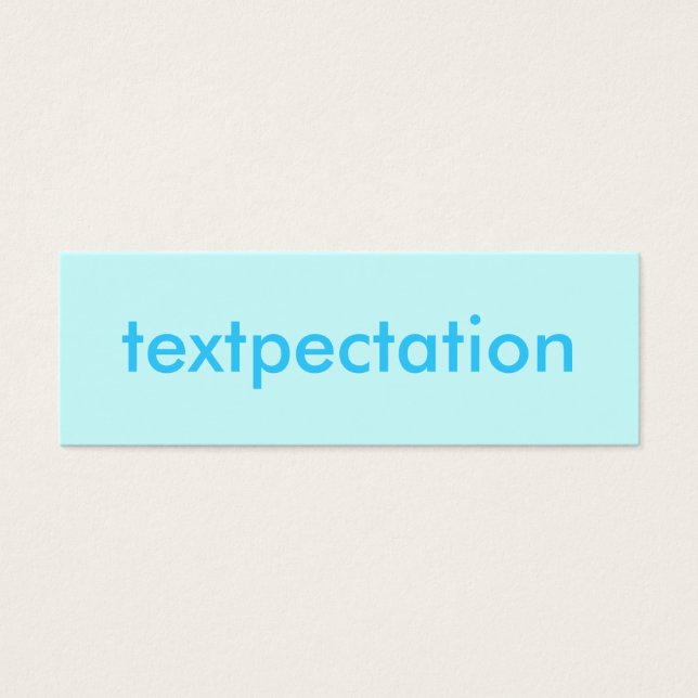 TEXTPECTATIONおもしろい気のあるそぶりをしたカード (正面)