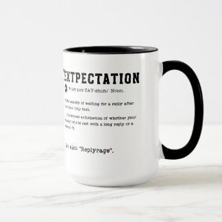 Textpectation Mug -文字応答の待機 マグカップ