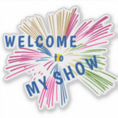 Texts on Fireworks シール (正面)