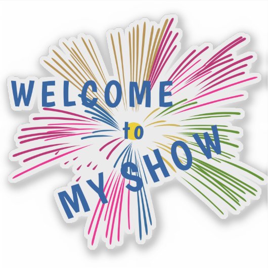 Texts on Fireworks シール (正面)