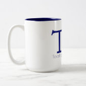 Textshopはコーヒー・マグ実験します ツートーンマグカップ (左)