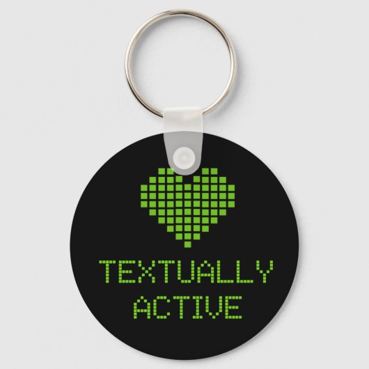 Textual Active - keychain キーホルダー (正面)