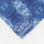 Textura #10 de la obra Cerezas フリースブランケット (角)