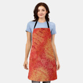 Textura #10 de obra Horizonte エプロン (着用した状態)