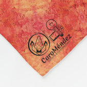 Textura #10 de obra Horizonte フリースブランケット (角)