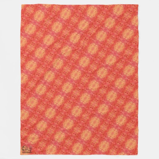 Textura #10 de obra Horizonte フリースブランケット (正面)