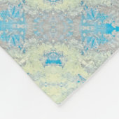 Textura #10 de obra La roca フリースブランケット (角)