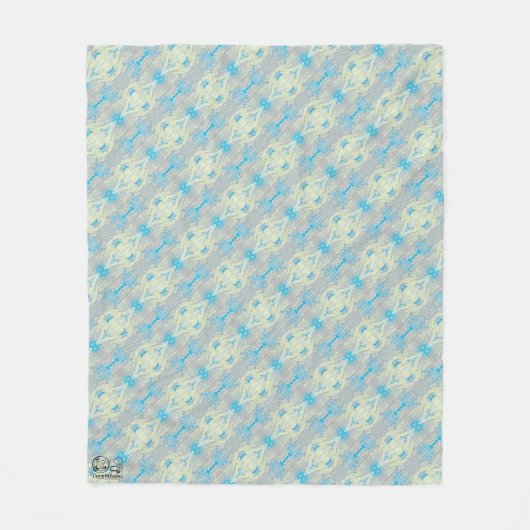 Textura #10 de obra La roca フリースブランケット (正面)