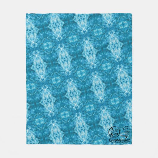 Textura #11 de la obra Cerezas フリースブランケット (正面)