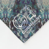 Textura #11 de la obra Maritimo フリースブランケット (角)