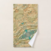 Textura #11 de obra Amanecer バスタオルセット (ハンドタオル)