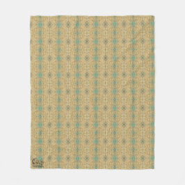 Textura #11 de obra Amanecer フリースブランケット