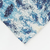 Textura #12 de la obra Cerezas フリースブランケット (角)