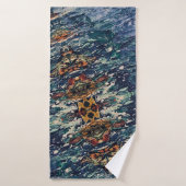 Textura #12 de obra Amanecer バスタオル (バスタオル)