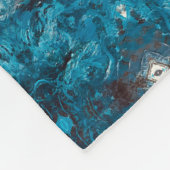 Textura #12 de obra Horizonte フリースブランケット (角)