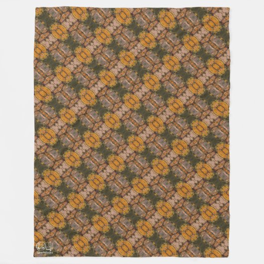 Textura #12 de obra La roca フリースブランケット (正面)