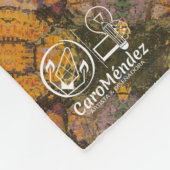 Textura #12 de obra La roca フリースブランケット (角)