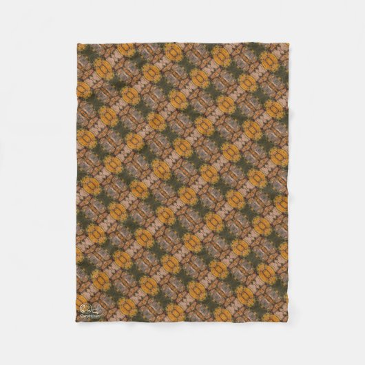 Textura #12 de obra La roca フリースブランケット (正面)