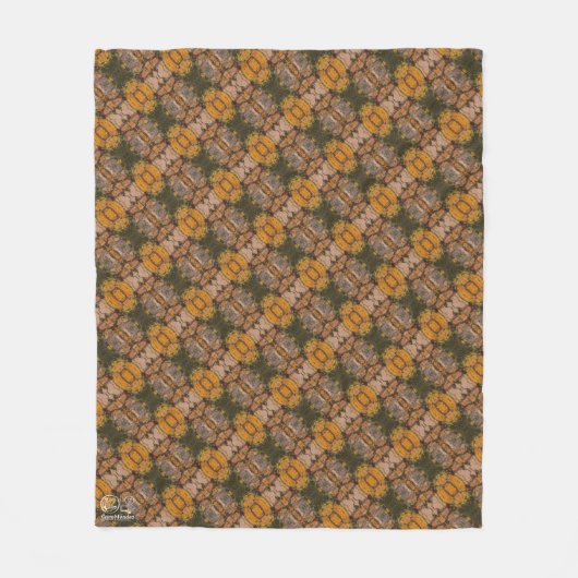 Textura #12 de obra La roca フリースブランケット (正面)