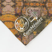 Textura #12 de obra La roca フリースブランケット (角)