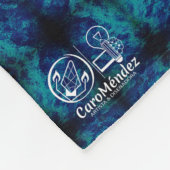 Textura #14.0 de la obra Cerezas フリースブランケット (角)